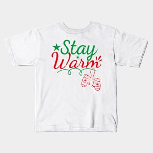 Cute Christmas and winter quotes Kids T-Shirt